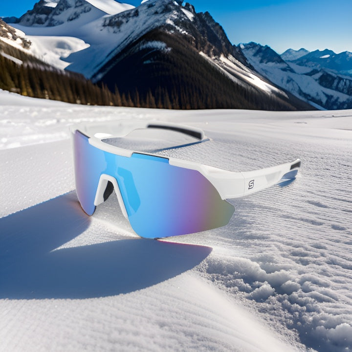 Sierra Optics - Summit Shades (White & Blue)